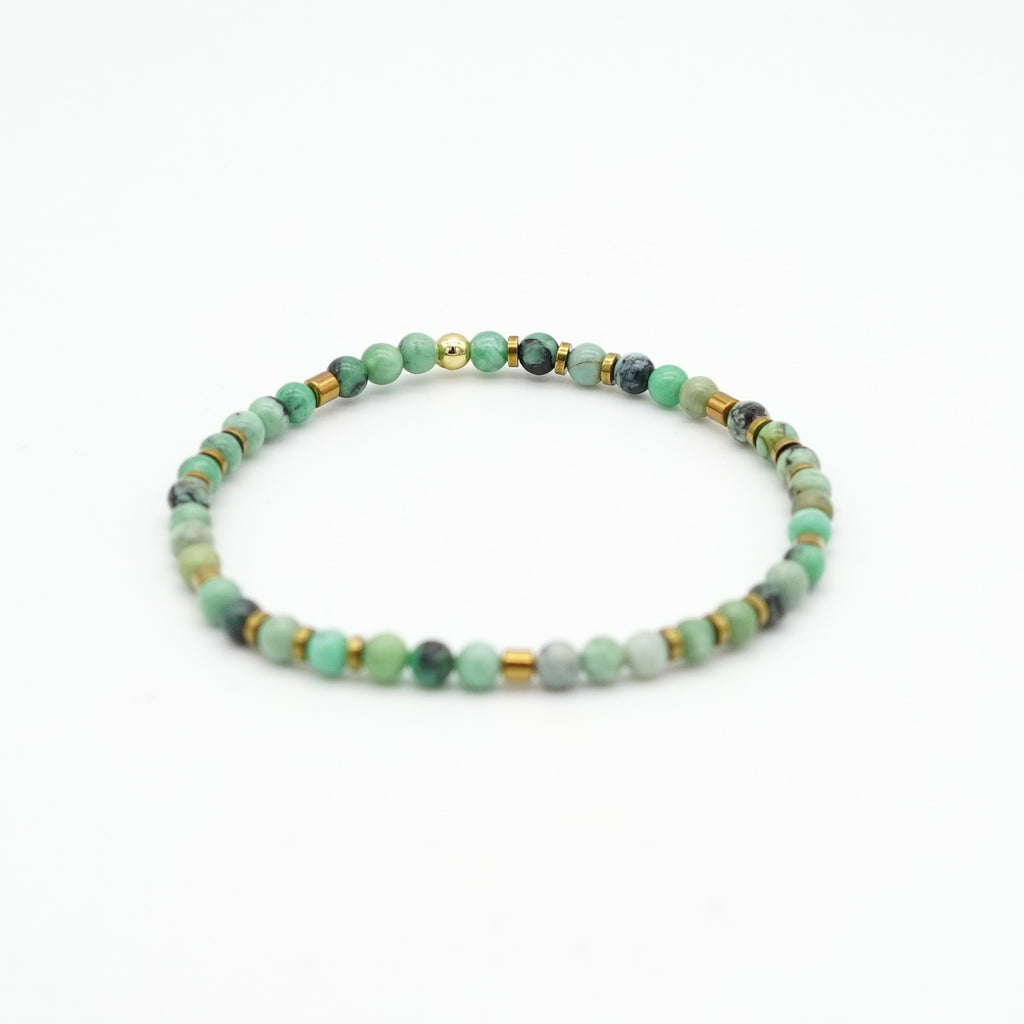 Armband Chrysotine Hematit & Messing