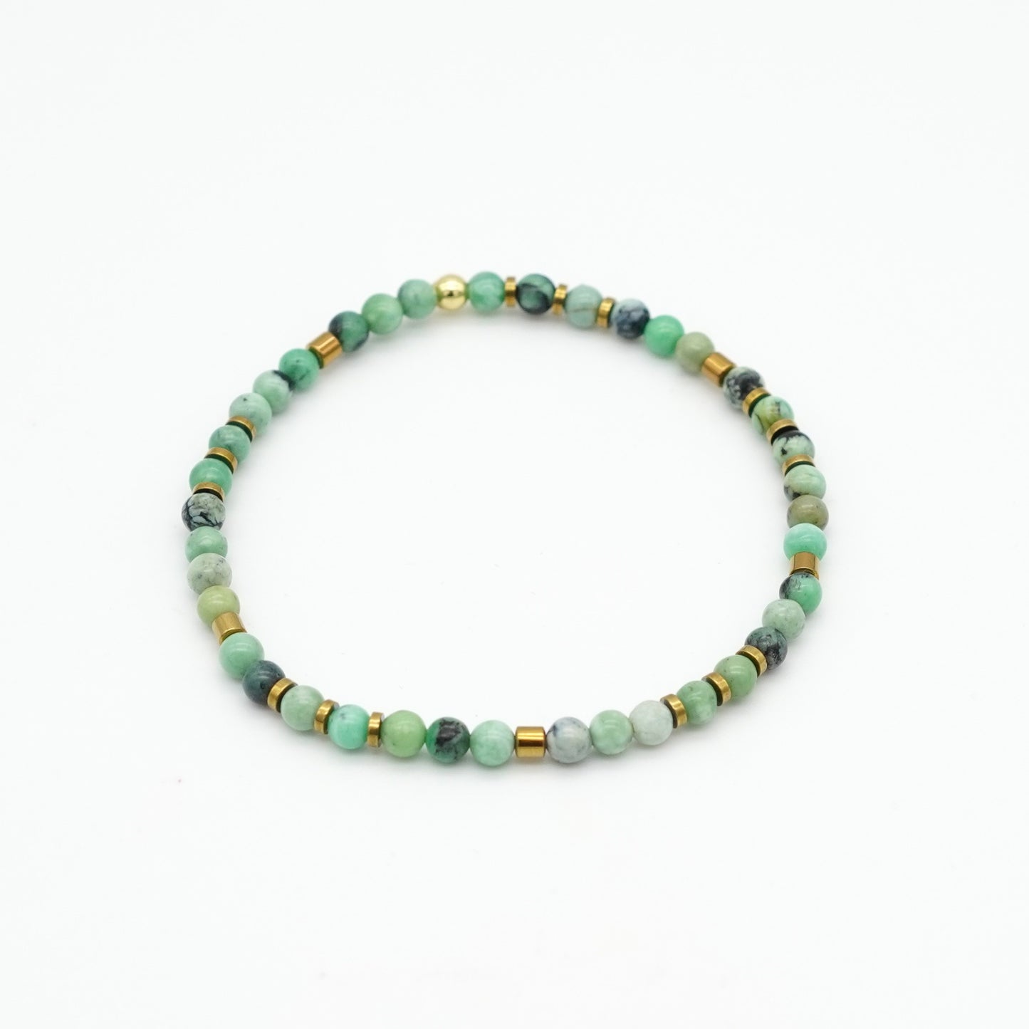 Armband Chrysotine Hematit & Messing