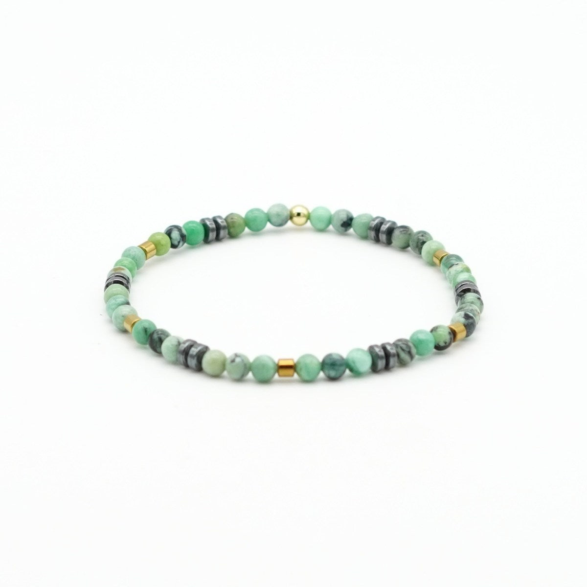 Armband Chrysotine Hematit & Messing