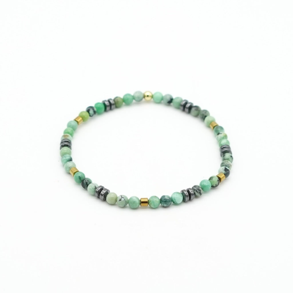 Armband Chrysotine Hematit & Messing