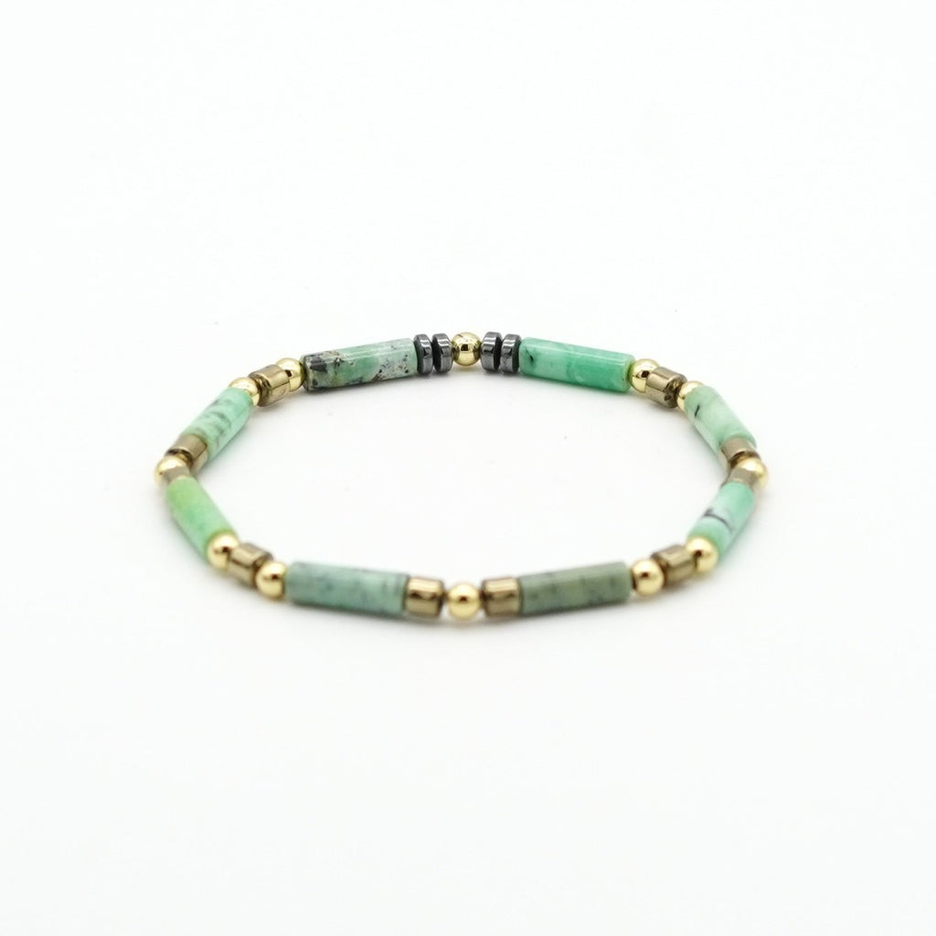 Armband Chrysotine Hematit & Messing