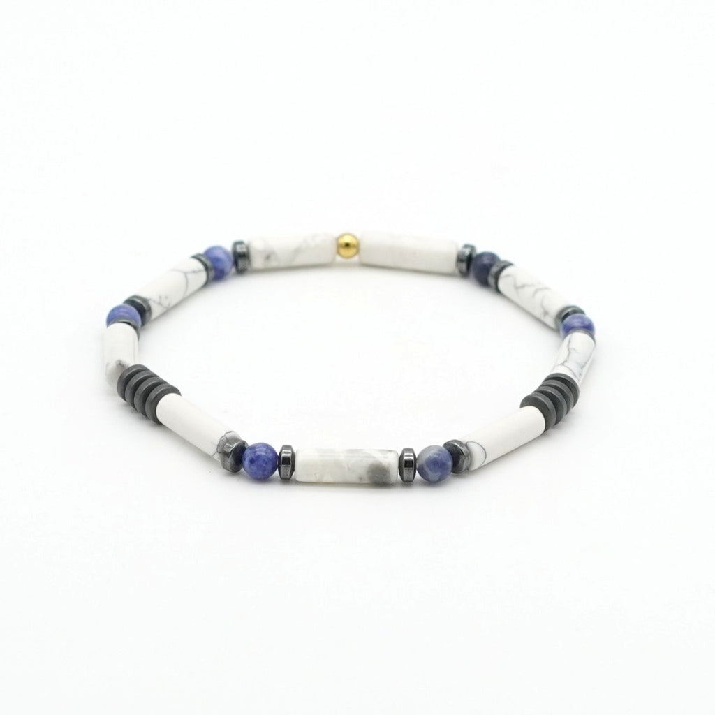 Armband Howlith Sodalith Hämatit