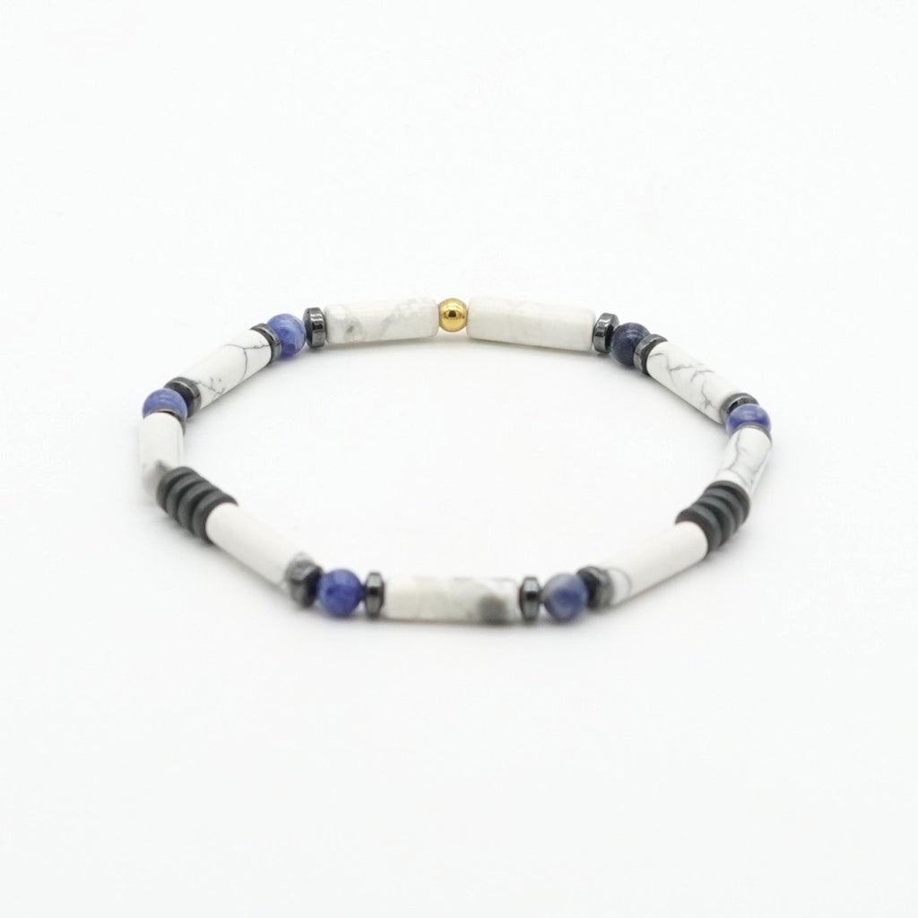 Armband Howlith Sodalith Hämatit