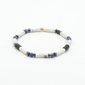 Armband Howlith Sodalith Hämatit