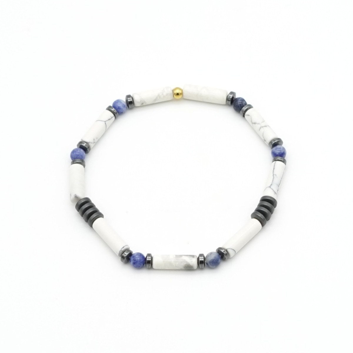 Armband Howlith Sodalith Hämatit