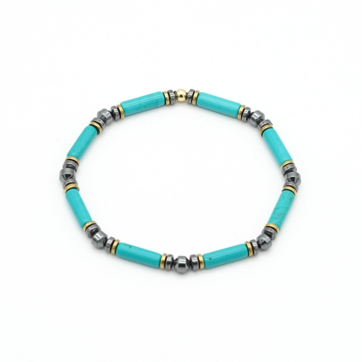 Armband grün Türkis Hämatit