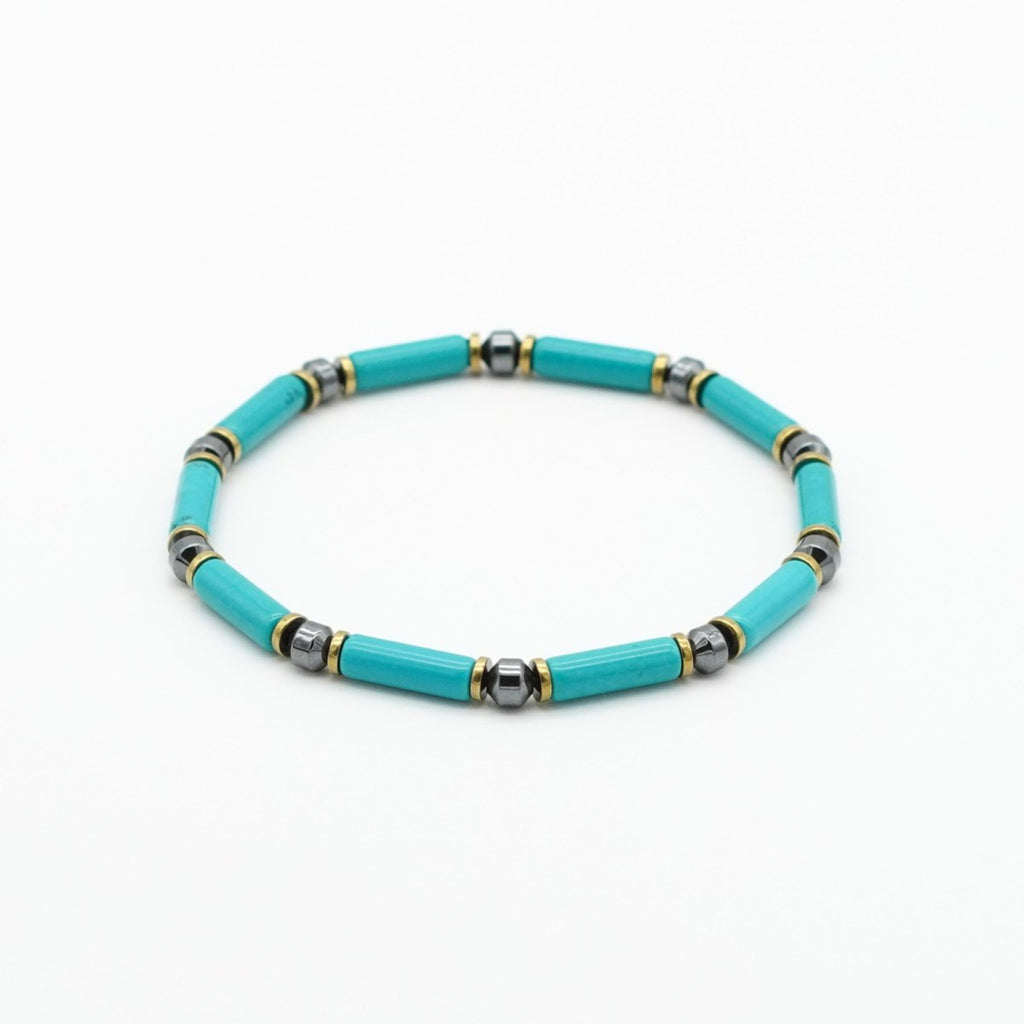 Armband grün Türkis Hämatit