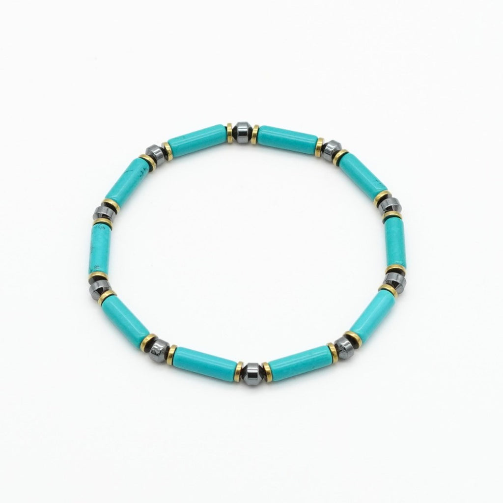 Armband grün Türkis Hämatit