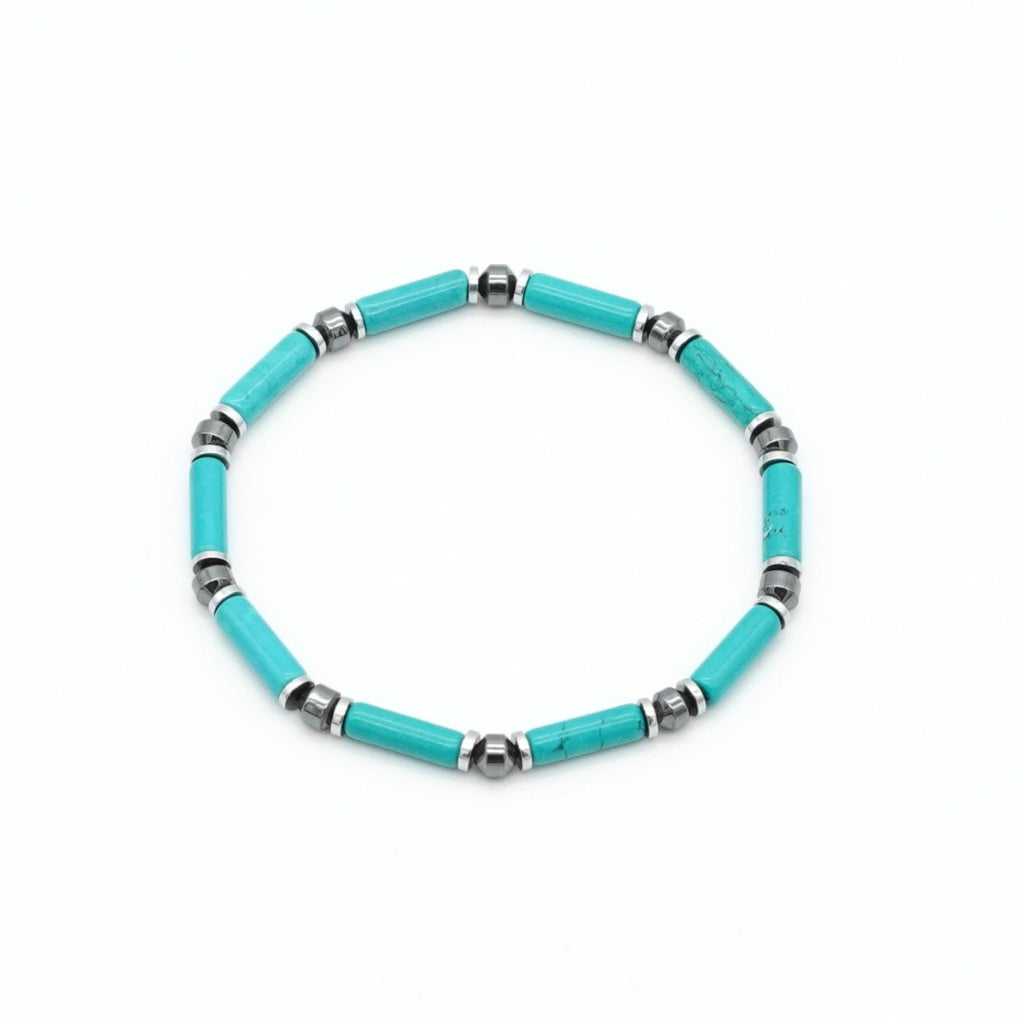 Armband grün Türkis Hämatit