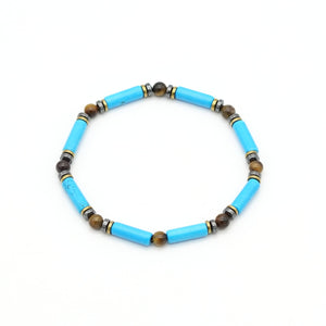 Armband Türkis Tigerauge Hämatit