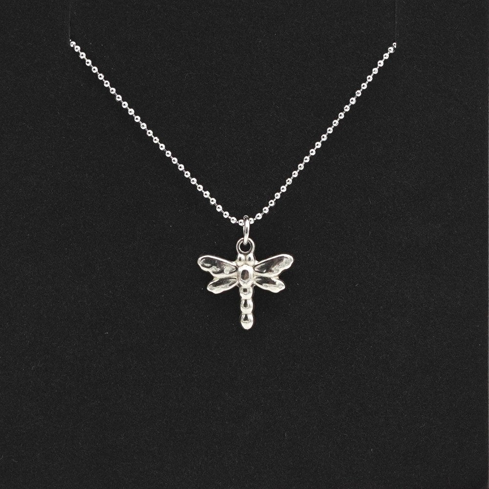 Edelstahl Halskette mit Libellen-Anhänger – Symbol für Leichtigkeit & Wandel