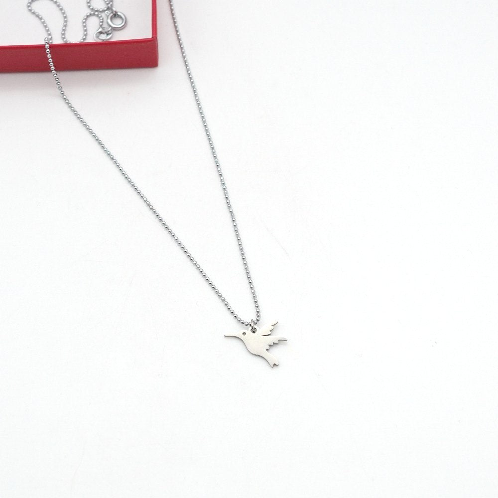 Edelstahl Halskette mit Vogel-Anhänger – Symbol für Freiheit & Leichtigkeit